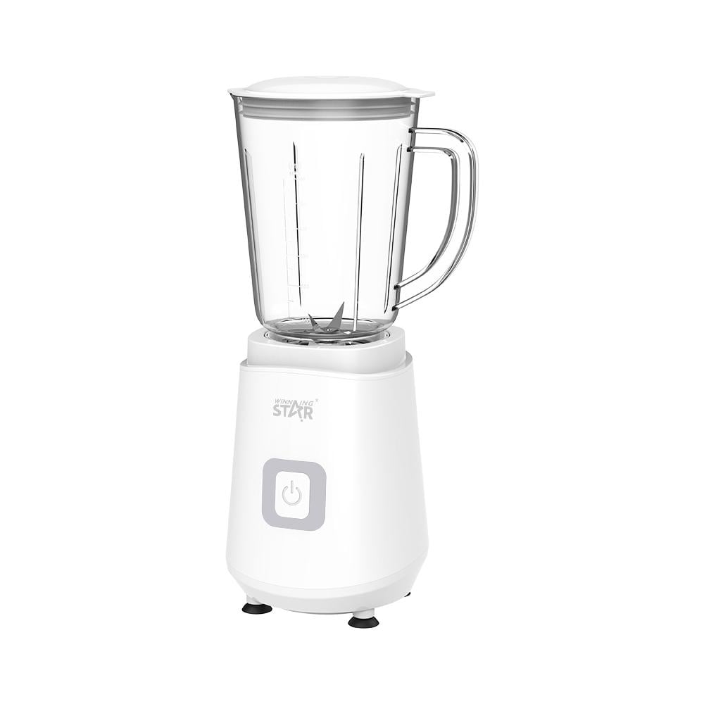 Winning Star Blender, 600Ml Capacity, Multi-Function, Multi-Speed, Safety Switch, 4 Blades, Non-Slip, 300W, White, St-5320 - View 1