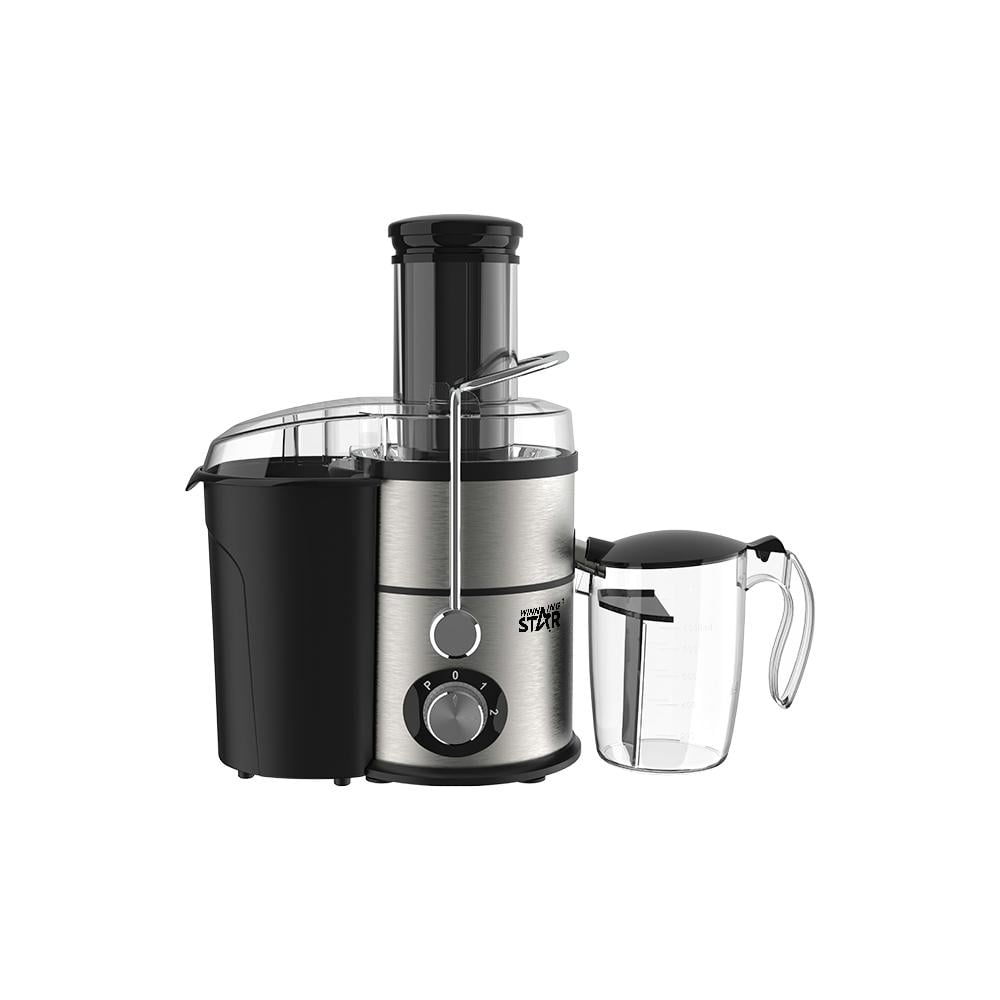 Winning Star Food Processor And Juicer, Grinding, Chopping, Juicer And Blender, Automatic Suction, Anti-Backflow Mechanism, 800 Watts, Black Silver, St-5556 - View 1