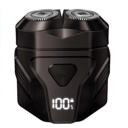 Winning Star Beard Trimmer, 2 Rotating Heads, Digital Display, Waterproof, 5 Watts, Black, St-5844