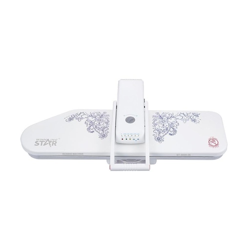 Winning Star Steam Press Iron, 36 Inch, 1000 Ml Capacity, Aluminum Soleplate, Control Panel With Lock Function, 1600 Watts, White, St-9000-36
