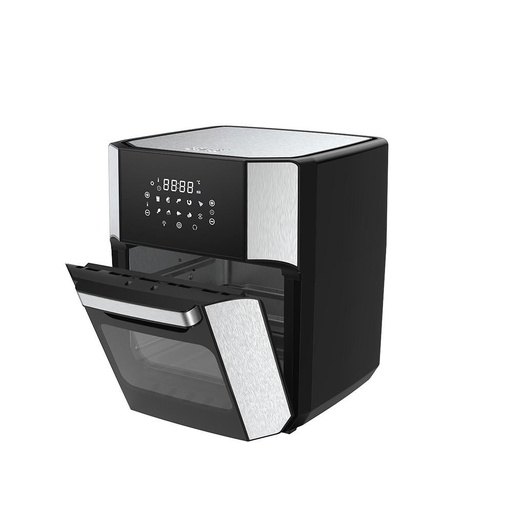 Winning Star Air Fryer, 12L Capacity, Digital, With Grill And Non-Stick Food Basket, 1800W, Black/Silver, Model St-9686