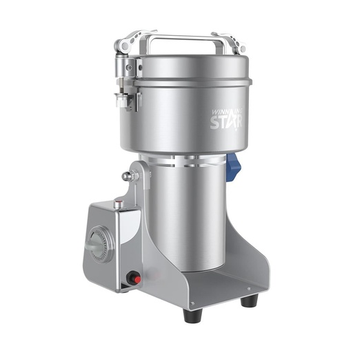 Winning Star Star Produces A Multi-Functional Grinder, 500G Capacity, Grinding Grains, Coffee, Spices, Herbs, 6 Blades, Timer, 900 Watts, Silver, St-9401